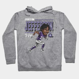 Justin Jefferson Minnesota Cartoon Hoodie